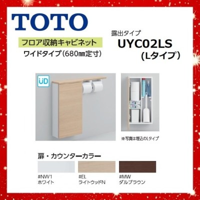 TOTO トイレ周辺収納 フロア収納キャビネット 収納棚 【埋込タイプ