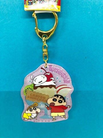 【震撼精品百貨】蠟筆小新 Crayon Shin-chan 小新壓克力鑰匙圈-粉小葵#08331 震撼日式精品百貨