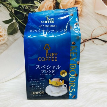 日本 Keycoffe 濾掛式咖啡 掛耳式咖啡 10杯分 深煎り 摩卡風味 特選 三款供選