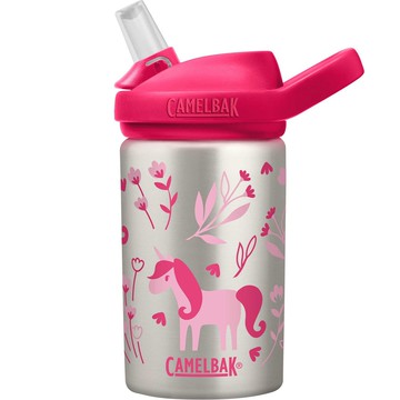 CamelBak - EDDY+ 兒童吸管不鏽鋼水瓶-獨角獸花園-400ml (330g)-專案