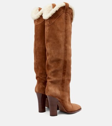 Paris Texas Lavinia 100 suede over-the-knee boots
