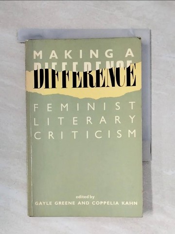 【書寶二手書T1／原文小說_X44】Making a Difference_Green, Gayle,Kahn, Copp?lia