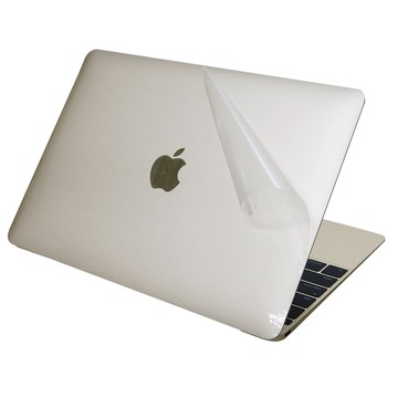 【Ezstick】APPLE MacBook 12 A1534 筆電機身貼｜霧面質感款｜上蓋+鍵盤週圍+底部貼｜