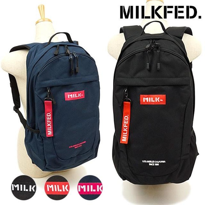 ミルクフェド MILKFED. リュック バー アンド アンダーロゴ ビッグ