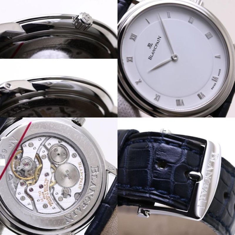 ブランパン BLANCPAIN ヴィルレ ウルトラスリム【仕上げ済】0021-3427-55 Pt950 メンズ /38227 【中古】 腕時計 |  LINEブランドカタログ