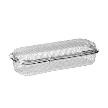 SHIMOYAMA 304不鏽鋼洗碗機專用餐具/小物清洗盒(加深款)