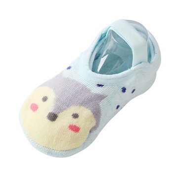 JoyNa - 寶寶防滑地板襪-3雙入-D款-小浣熊+隨機2雙 (均碼11-13CM)