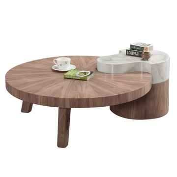 【Hampton 漢汀堡】麥瑞斯3.6尺組合大茶几(茶几/咖啡桌/大茶几/小茶几/桌子)