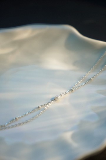 ARAE 橢圓珍珠雙層手鍊/腳鍊 SV925