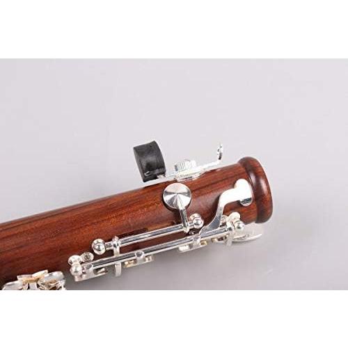 Yinfente Intermediate B-Flat Clarinet Rosewood wood Body Silver Plate Bb Key 17 key Case   Reeds   Pads (Bb key)並行輸入