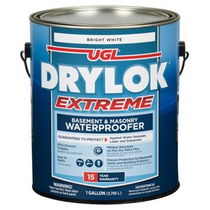 美國UGL DRYLOK 15年水性正負水壓防水塗料 白色 1G