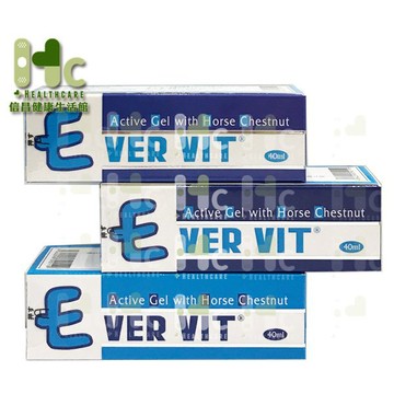 萃取天然植物精華(e.v.) 伊美維達活性膠40ml ever vit active gel