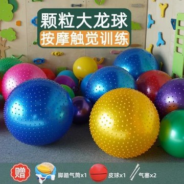 兒童感統訓練觸覺大按摩瑜伽龍球玩具球球器材健身顆粒大籠大龍球