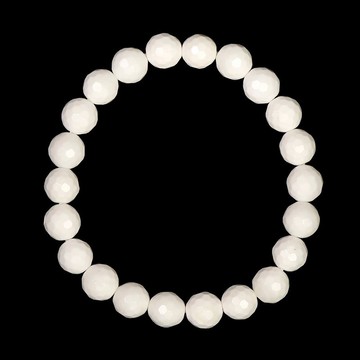 【正佳珠寶】硨磲 高品鑽切老硨磲貝 8mm 硨磲手珠