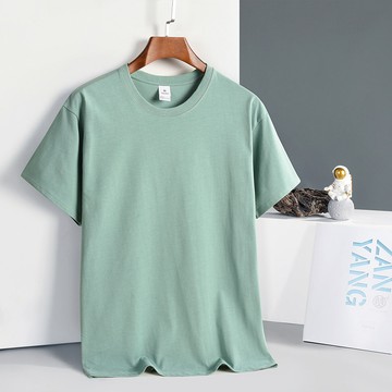100% 棉 T 恤男士落肩短袖加大碼 M-6XL 200g 重量級青少年基本款 T 恤