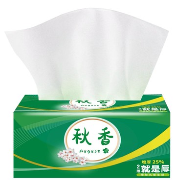 【文具通】秋香 抽取式 衛生紙 增厚25% 2層就是厚 110抽 x 12包入 P1040121
