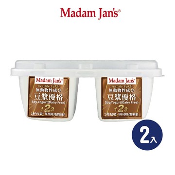 植物奶純素豆漿優格 180g 2入
