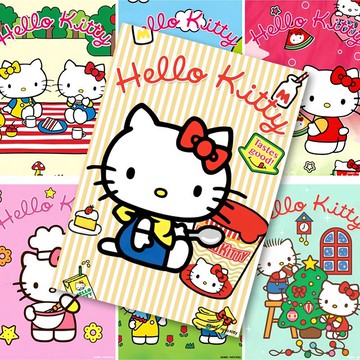 臺灣/✨HelloKitty海報墻貼卡通動漫周邊凱蒂貓寫真宿舍房間墻紙高清壁紙