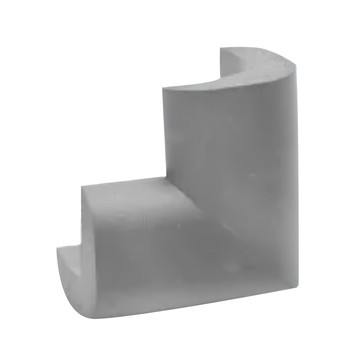 兒童防撞角 泡棉橡膠 附雙面膠條  小(6 x 3.5 x 1.2cm)  灰色  1組