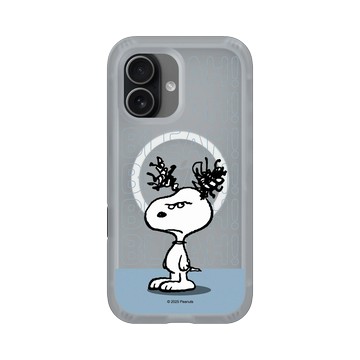 iPhone 17 AirX 流變灰 - 史努比 Snoopy - 不開心