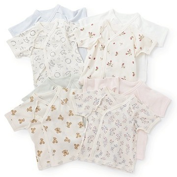 petit main 品牌旗艦店 【弱酸性】寶寶短襯衣兩件組 【日本直接出貨】