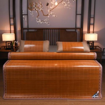 涼席竹席子全竹 涼席夏 直筒席雙面印花席子宿舍 涼席竹席 竹涼席