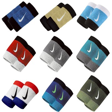NIKE 吸汗 SWOOSH 加長腕帶 護腕 BASKETBALL系列 N0001586 雙入裝 【樂買網】