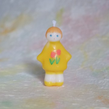 小寶寶 手工香薰蠟燭 黃色鬱金香寶寶