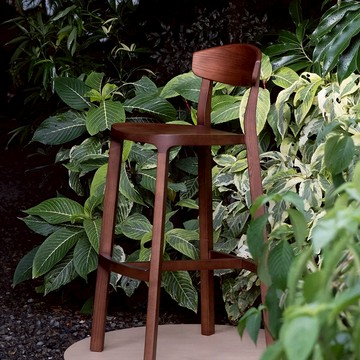 umami | 如一吧椅 STILL bar chair - 原木色-坐高 H75