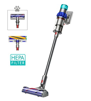 Dyson V15 Detect™ Fluffy 智慧無線吸塵器 (升級版寵物家庭組)