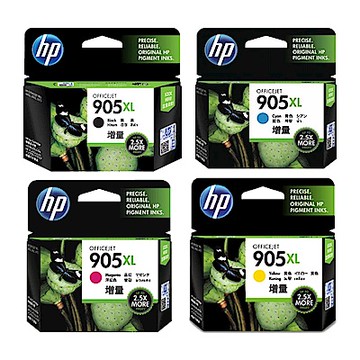 HP 905XL (T6M17AA+T6M05AA+T6M09AA+T6M13AA) 四色 高容量 原廠墨水匣 適用OJ 6960/6970/6950/6956