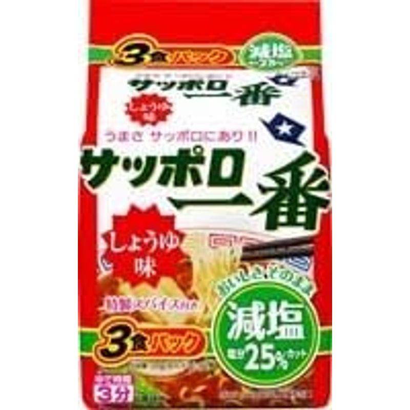 サッポロ一番 減塩しょう味１００ｇ×３食入り×27パックセット