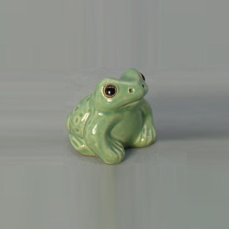 置物銅製 青蛙 置物 - 置物