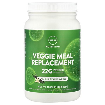 MRM Nutrition, 素食代餐，香草豆，3 磅（1,361 克）