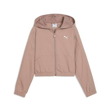 PUMA 基本系列LUMINOUS CLOUD短版風衣外套 女童