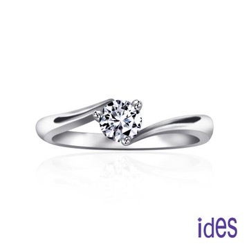 ides愛蒂思 GIA證30分F/VS2八心八箭頂級車工3EX鑽石戒指/14K(IDR0304)