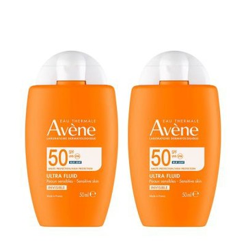 Avene雅漾 極速清爽防曬液SPF50 50ml(2入組)
