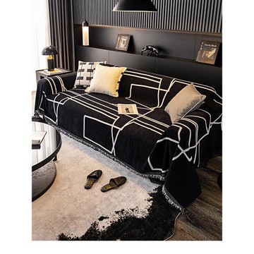 雪尼爾沙發巾蓋布全蓋輕奢高級沙發墊四季通用防滑防貓抓沙發套罩