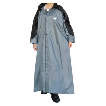 Moto cap 鈦鴻內斜開一件式連身雨衣(衣褲不濕 加寬跨坐不卡卡) m302 3XL  1入  撞色、灰
