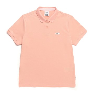 女裝 CARIDI PIQUE 短袖POLO衫 - 蜜桃色