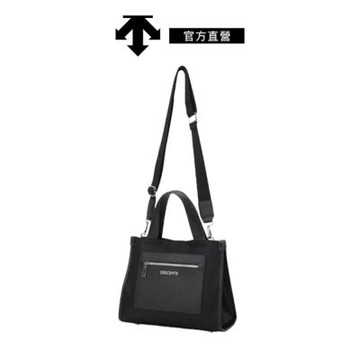 【DESCENTE】GOLF 迪桑特 女士 輕量尼龍高爾夫球袋 手提袋 (黑色)