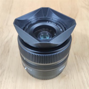 自制適用于尼康NIKON NIKKOR Z 24-50mm 1:4-6.3 鏡頭方形遮光罩