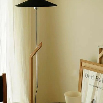 公司貨 附發票 免運 日式侘寂風落地燈實木客廳沙發旁包豪斯護眼燈臥室裝飾地燈氛圍燈