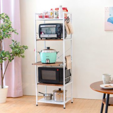 天空樹生活館 五層置物廚房電器收納架-三層抽拉板(寬52公分) 廚房架 置物架 電器架