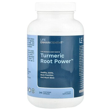 Life Enhancement, 薑黃根粉™，1200 毫克，240 粒素食膠囊（每粒膠囊 600 毫克）