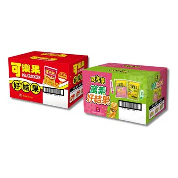 可樂果 古早味/素食口味(山葵+檸檬玫瑰鹽)零食箱(88gx6包)