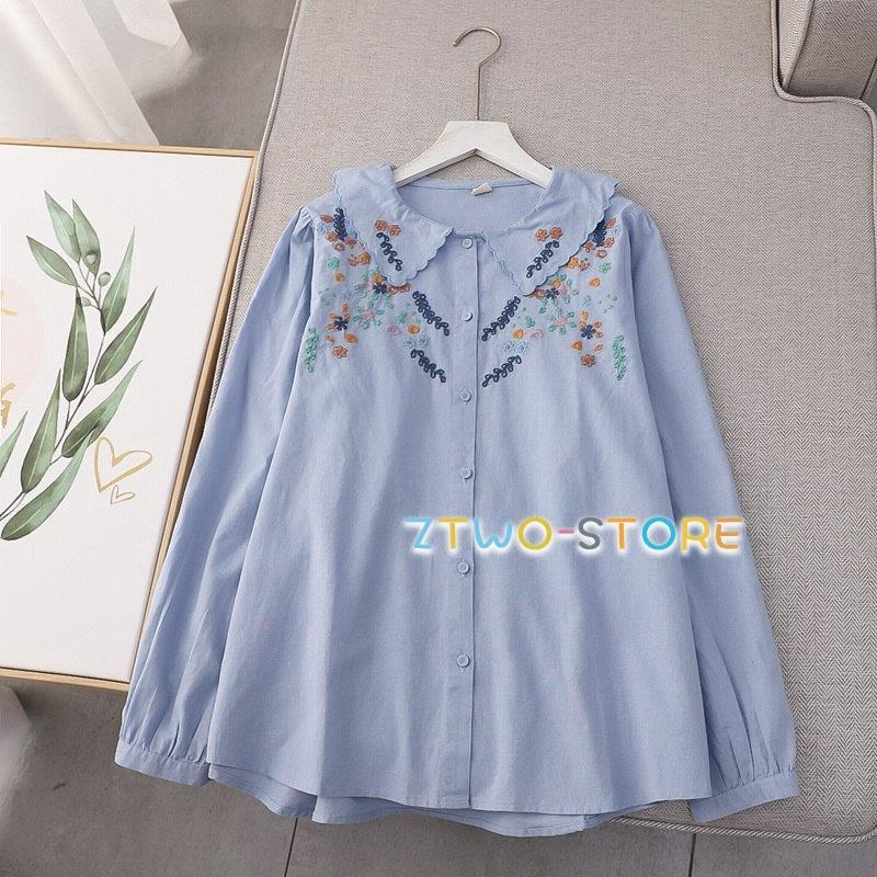 シャツ レディース トップス 長袖 長袖シャツ 花柄 刺繍 シャツ シャツ レディース トップス 長袖 長袖シャツ 花柄 刺繍 シャツ