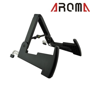 AROMA AGS-02 通用型 吉他架 矽膠軟墊 可折疊 電吉他架/ 烏克麗麗架/小提琴琴架/貝司琴架【小叮噹的店】
