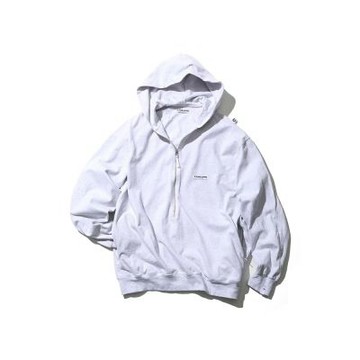 CAHLUMN Heavy Weight Jersey 3/4-Zip Hoodie 長袖 灰 男女款 CAH-10