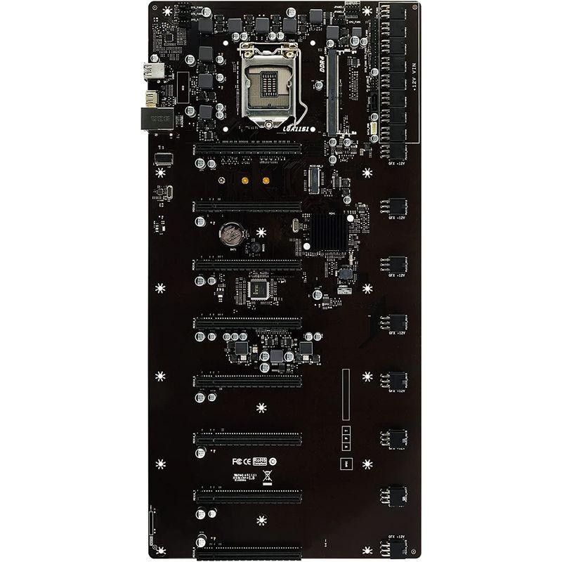 BIOSTAR B360チップセット採用 PCIe 8スロット搭載 マイニング向け